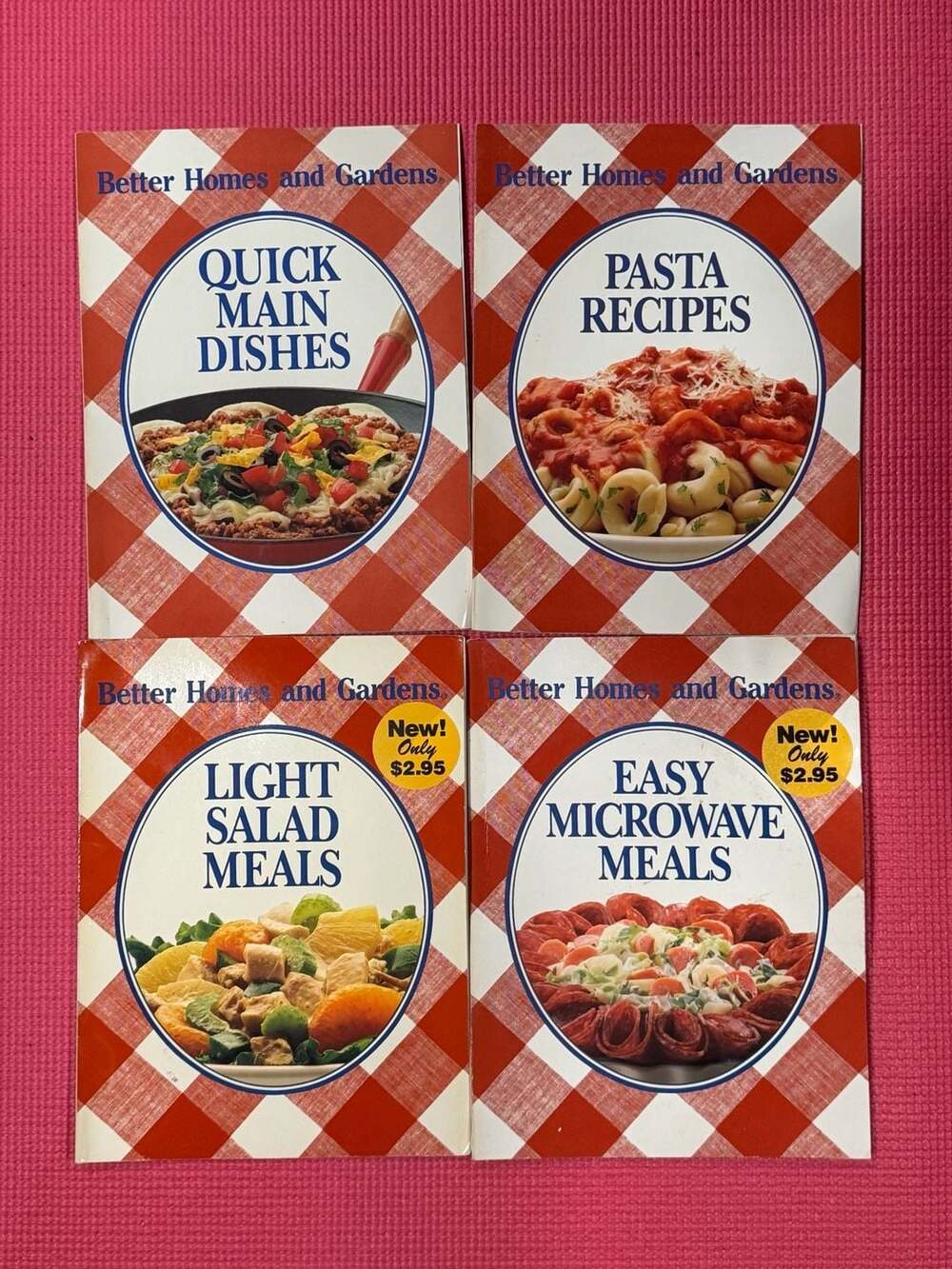 Better Homes and Gardens Vintage Cookbook Lot of 4